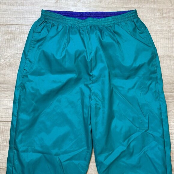 Y2K Nylon Track Pants Men's Large Columbia Windbreaker Gorpcore Hiking Jogger - Picture 3 of 10